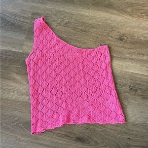 Gimaguas Pink Crochet Top